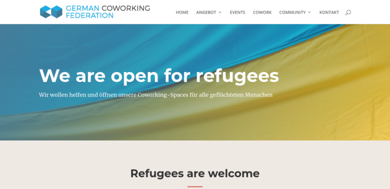 We are open for refugees